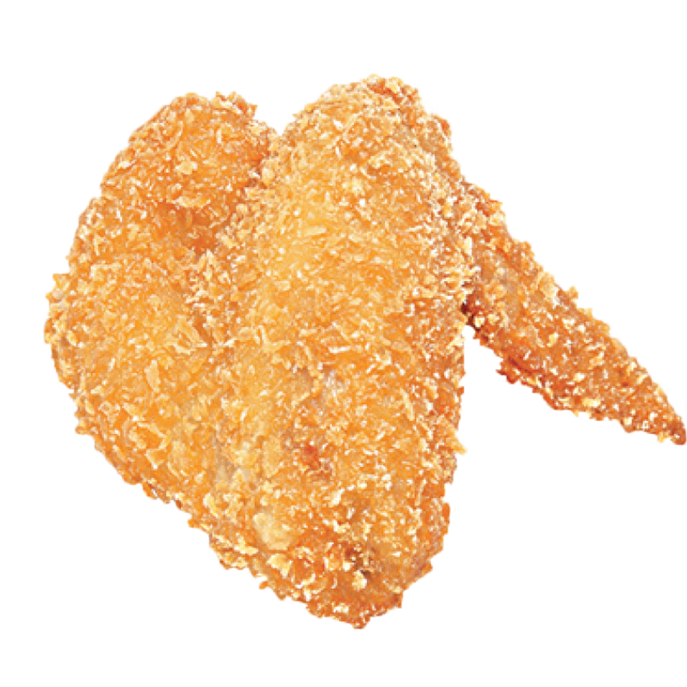 Gebratene Hühnerflügel PNG transparentes Bild