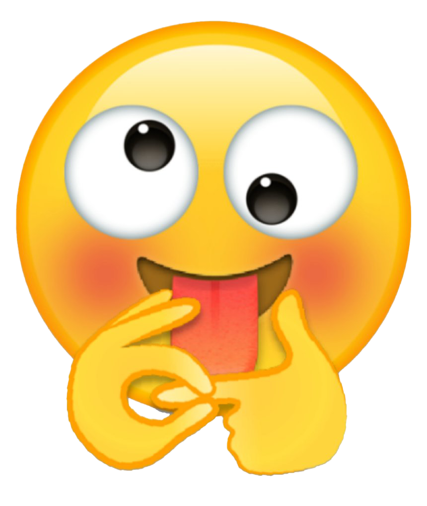 Lustige Aufkleber Emoji PNG-Datei