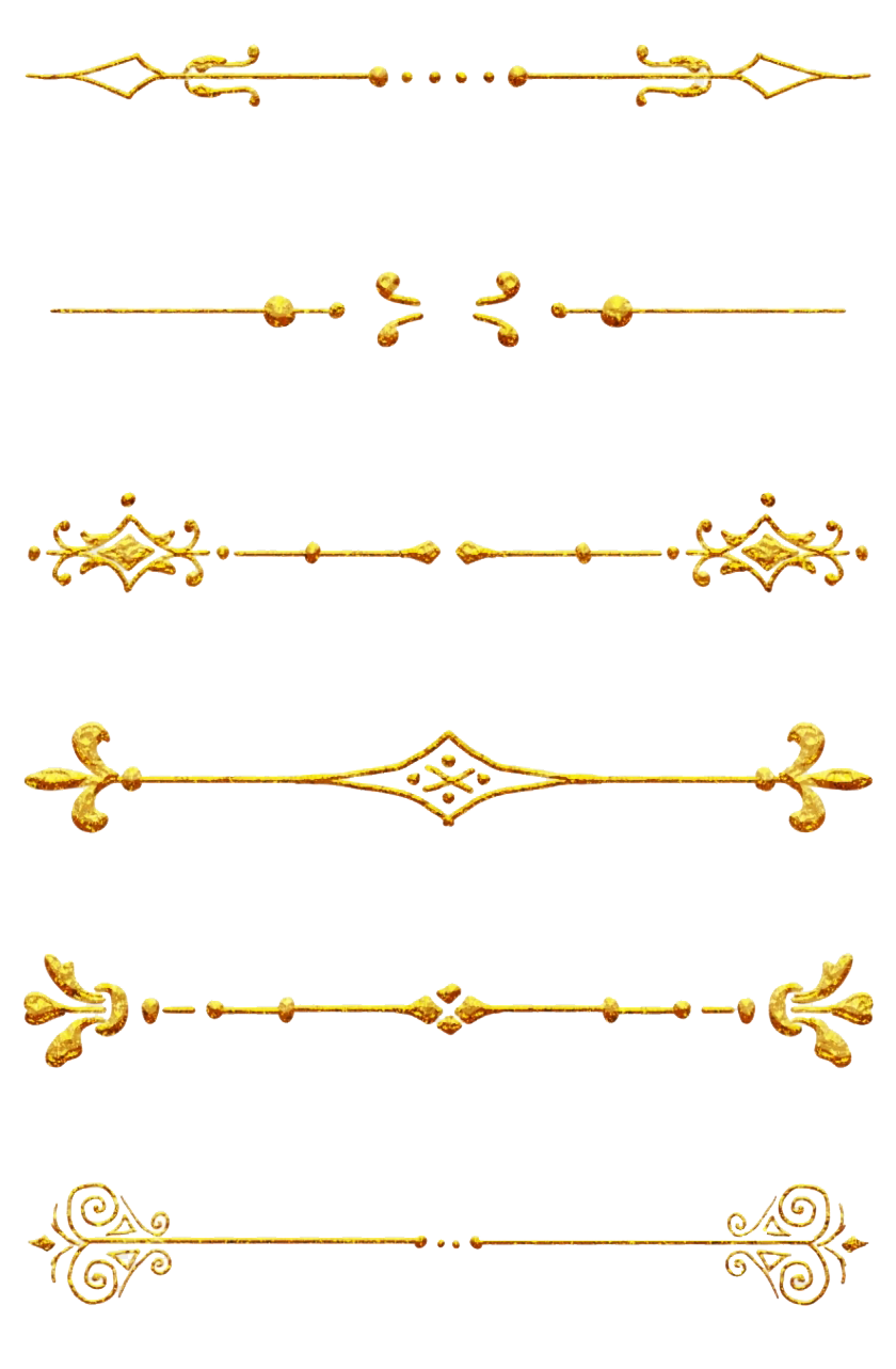 Gold Linie PNG Clipart