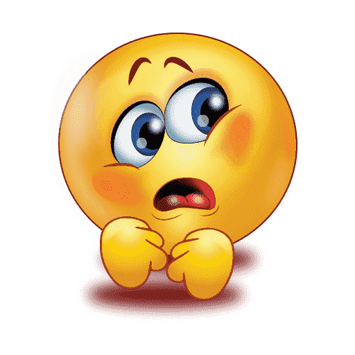 Gradiente spaventato emoji PNG pic