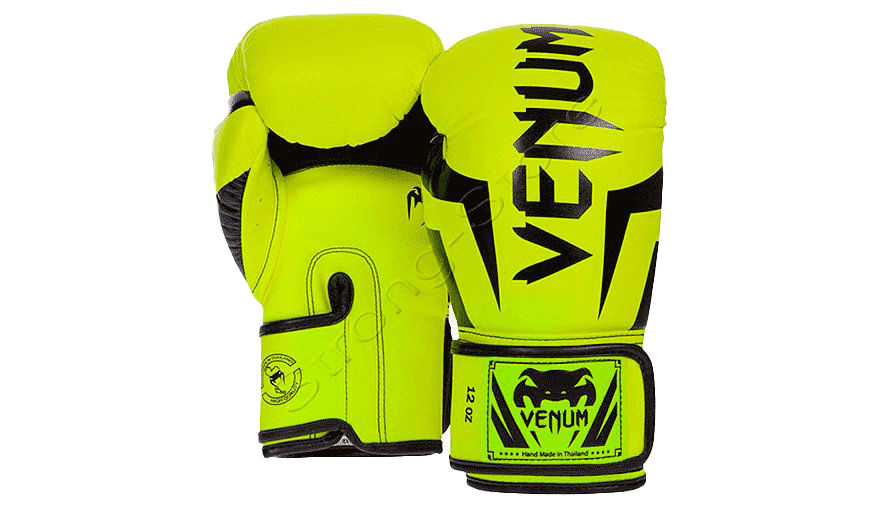 Green Venum Boxing Gloves PNG Clipart
