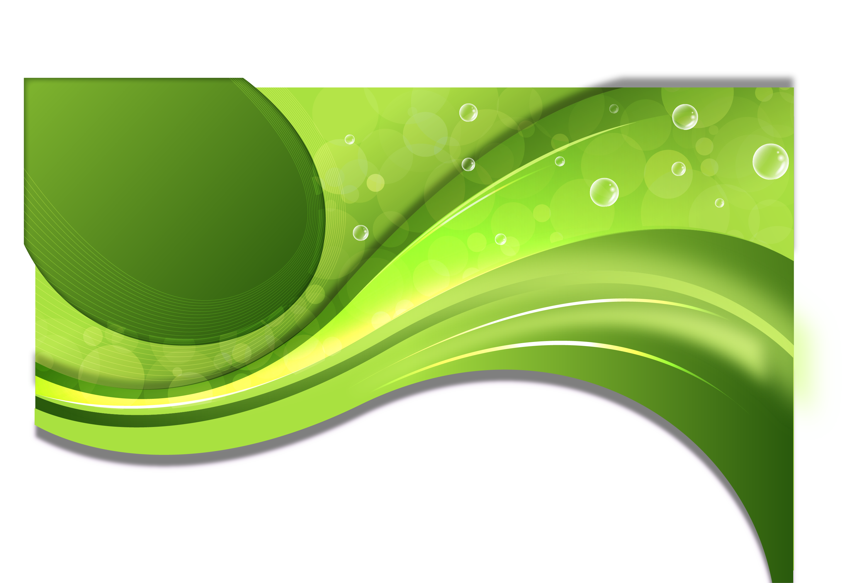 Green Wave PNG Transparent