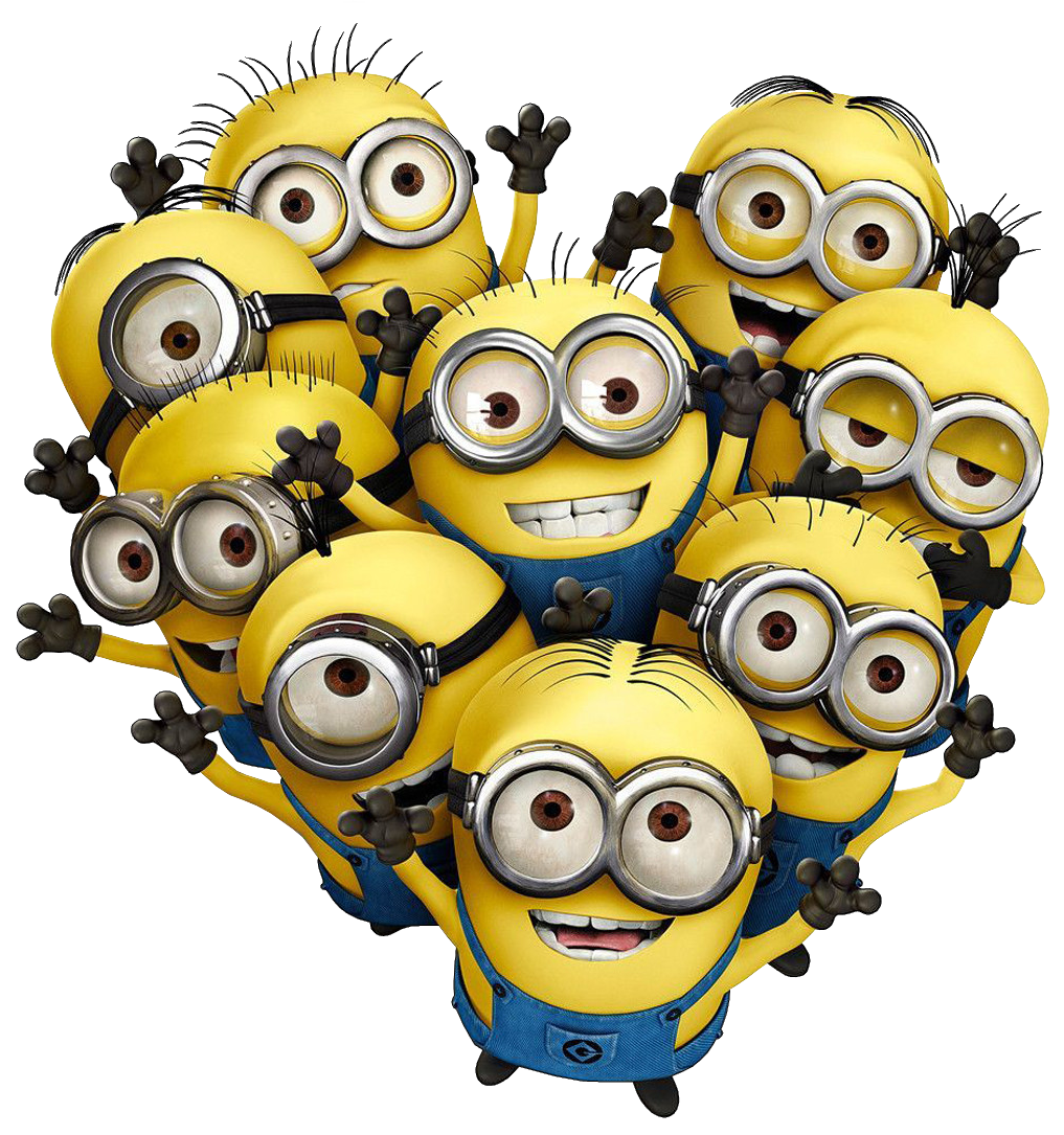 Grupo Minions background PNG