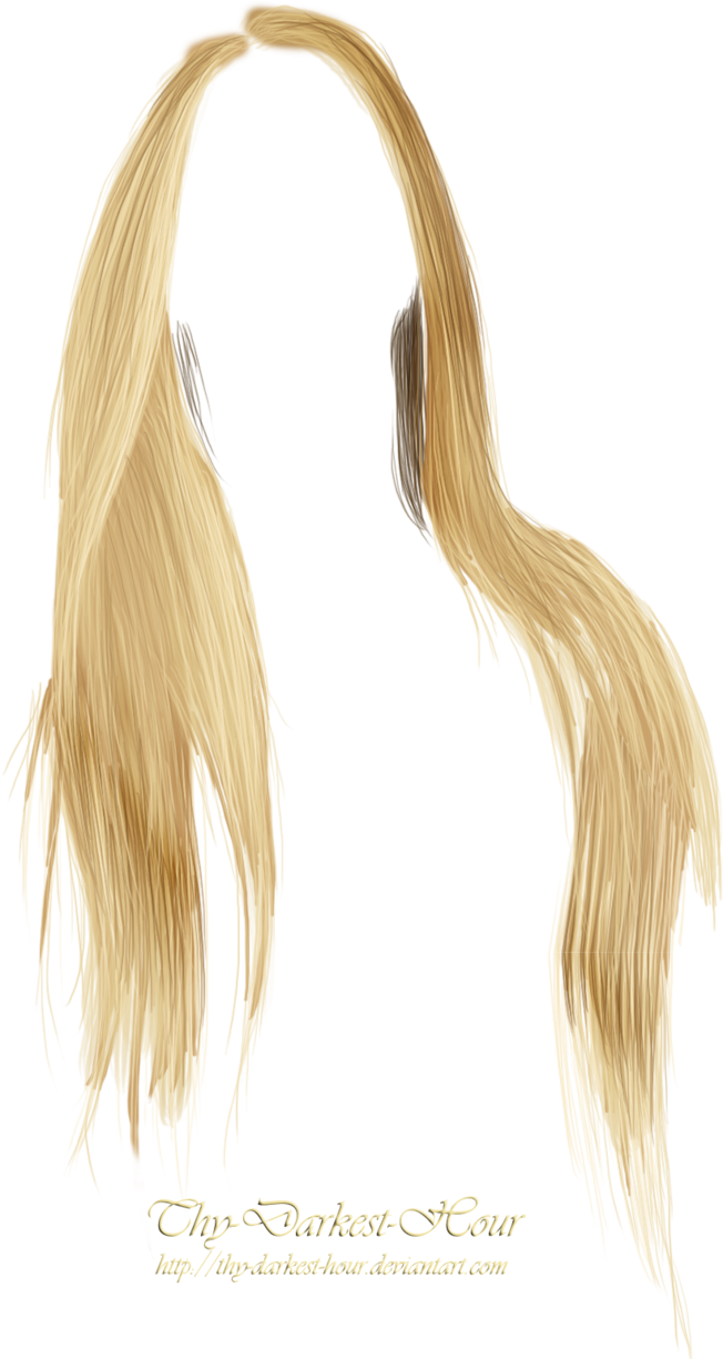 Hairstyle Blonde Hair PNG Image