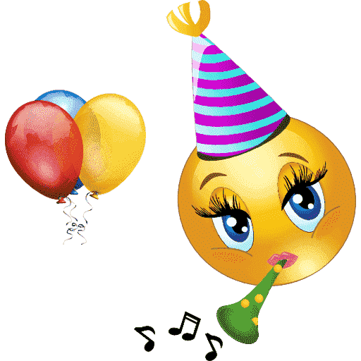 Alles Gute zum Geburtstag Emoji PNG-Datei