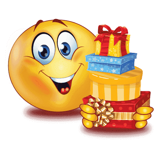 Feliz aniversário emoji PNG imagem