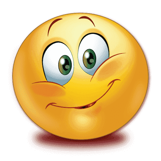 Glückliches emoji PNG Transparentes Bild