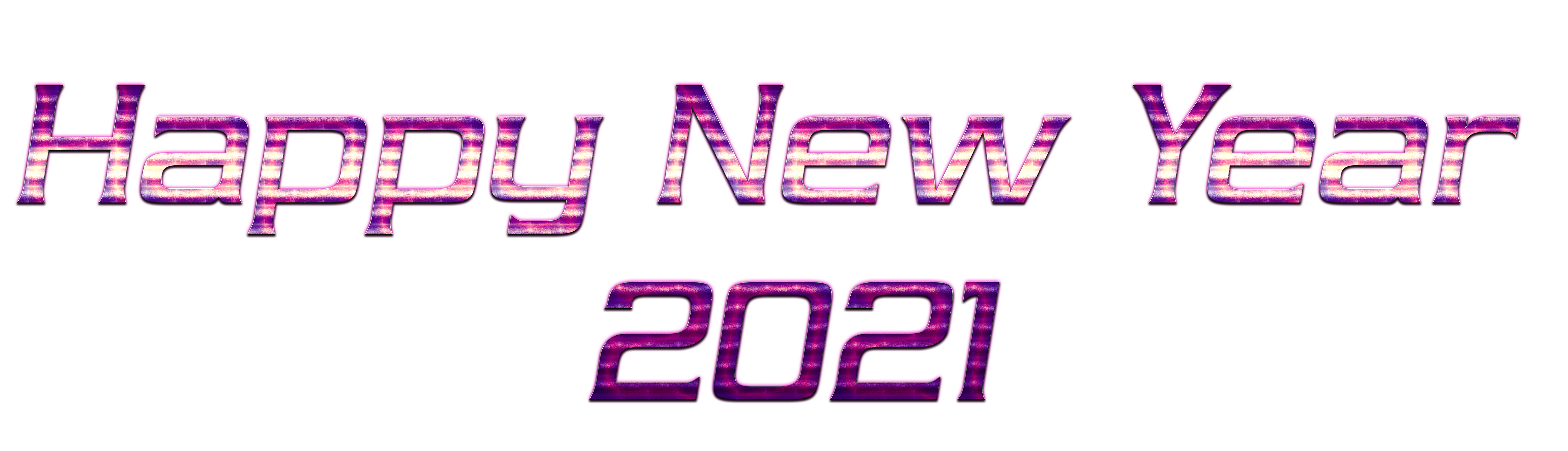Happy New Year 2021 PNG Image