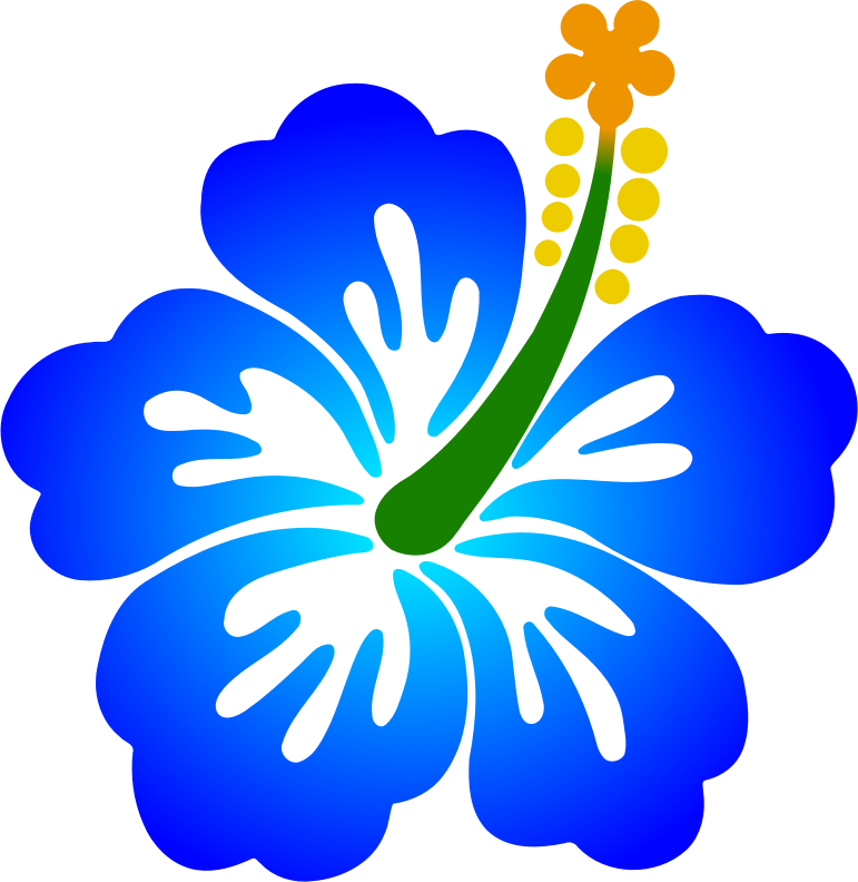 Hawaiian Luau Aloha Flower PNG Clipart