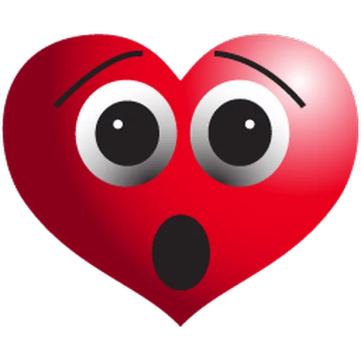 Jantung emoji PNG Transparan