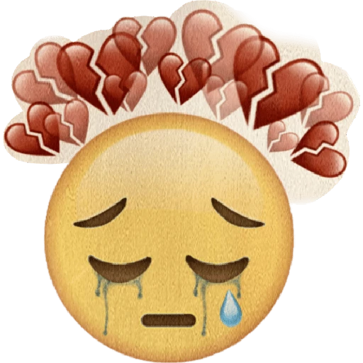 Imagen de la expresión del corazón Emoji PNG