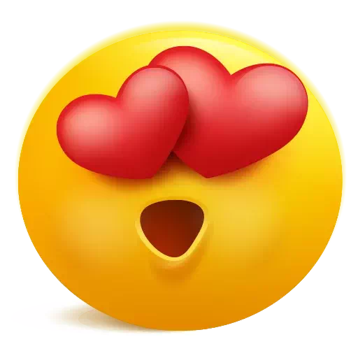 Occhi cuore Emoji PNG Immagine