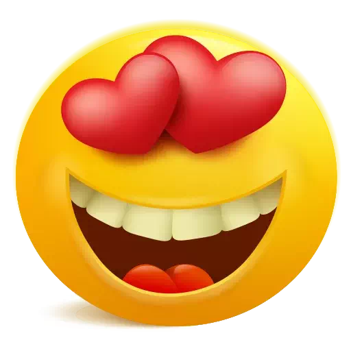 หัวใจดวงตา Emoji PNG ภาพถ่าย