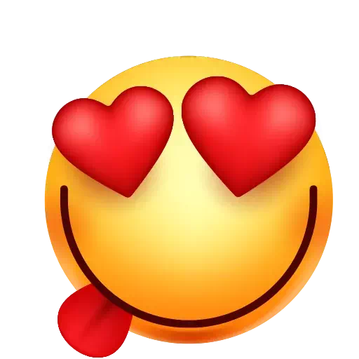 Heart Eyes Emoji Transparent PNG