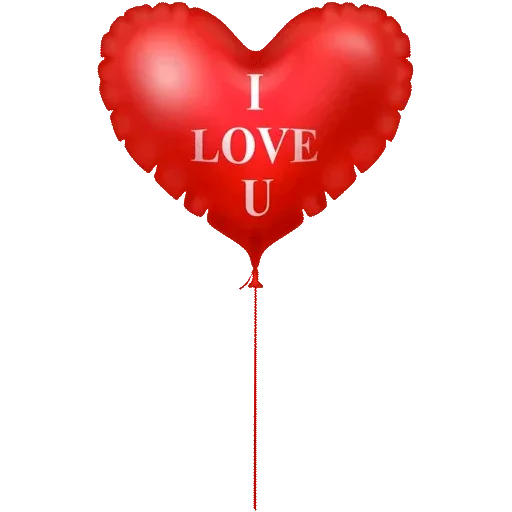 Heart I Love You Word PNG File