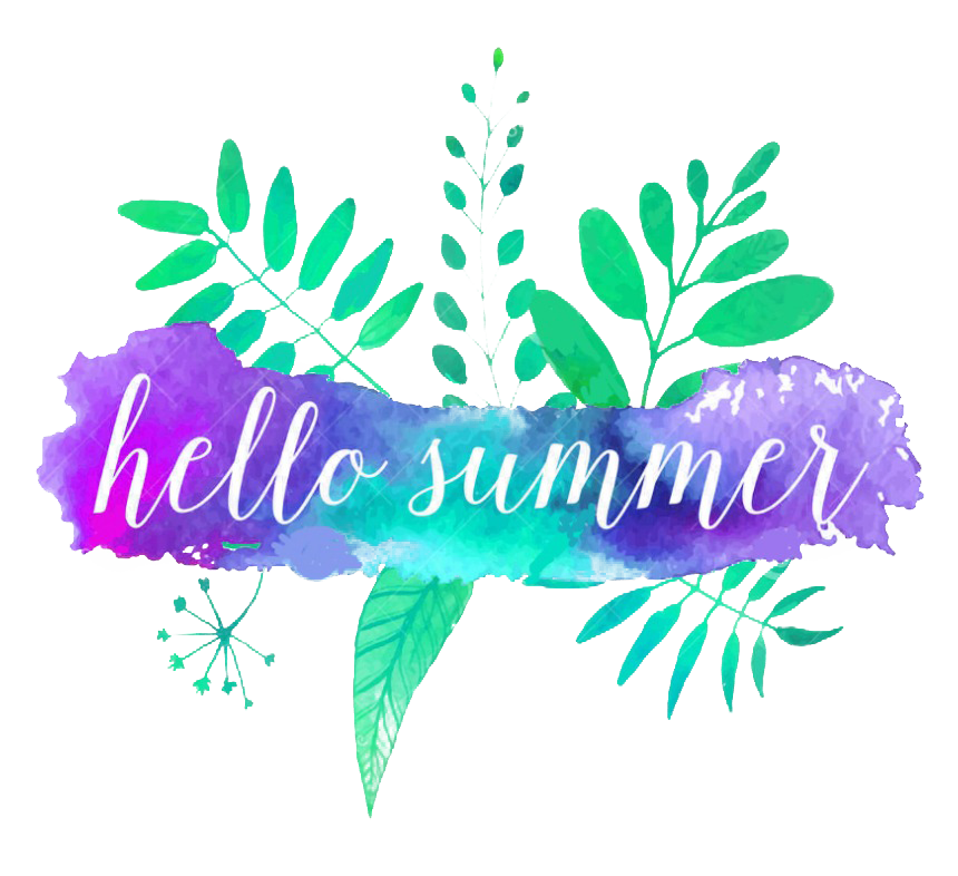 Hello Summer Transparent Background