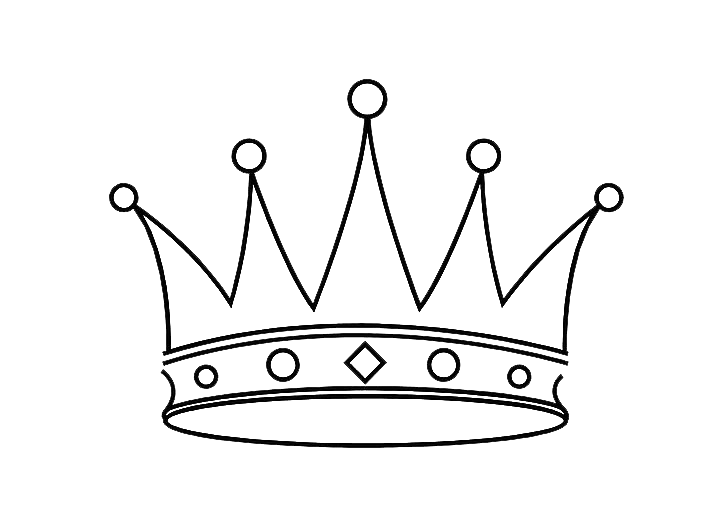 Koning crown PNG gratis Download