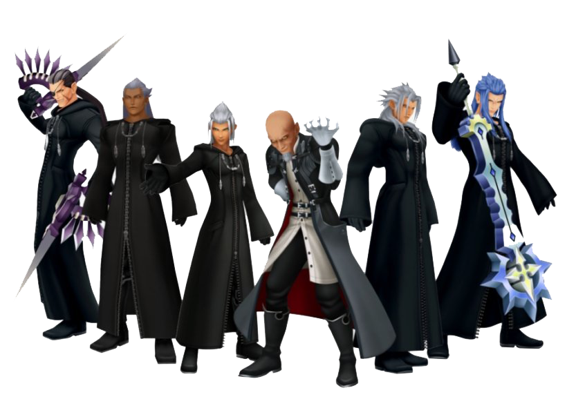 Kingdom Hearts Organization XIII PNG File