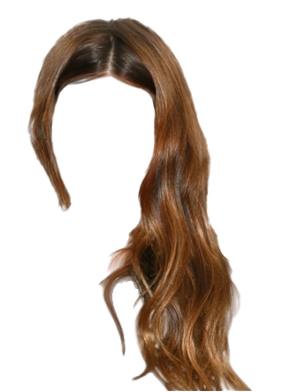 Long Blonde Hair PNG File
