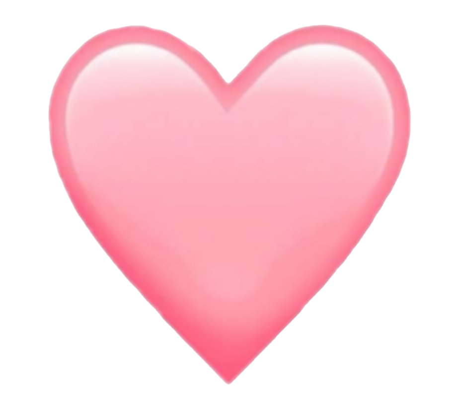 Love Pink Heart Emoji PNG Clipart