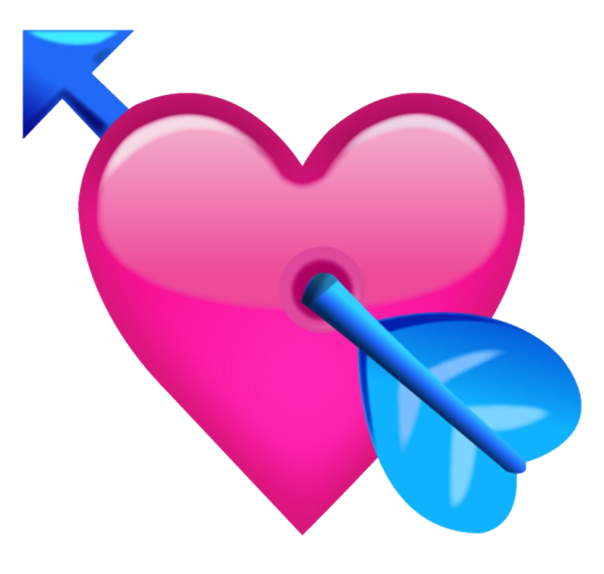 Love Pink Heart Emoji PNG File