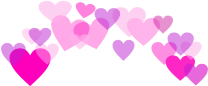 Aşk Pembe Kalp Emoji Şeffaf PNG