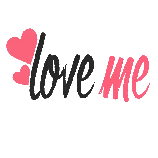 Love Word Text PNG Transparent Image