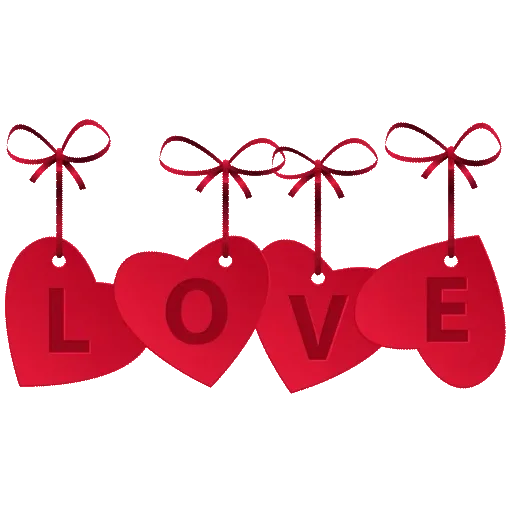 Love Word Text PNG Transparent