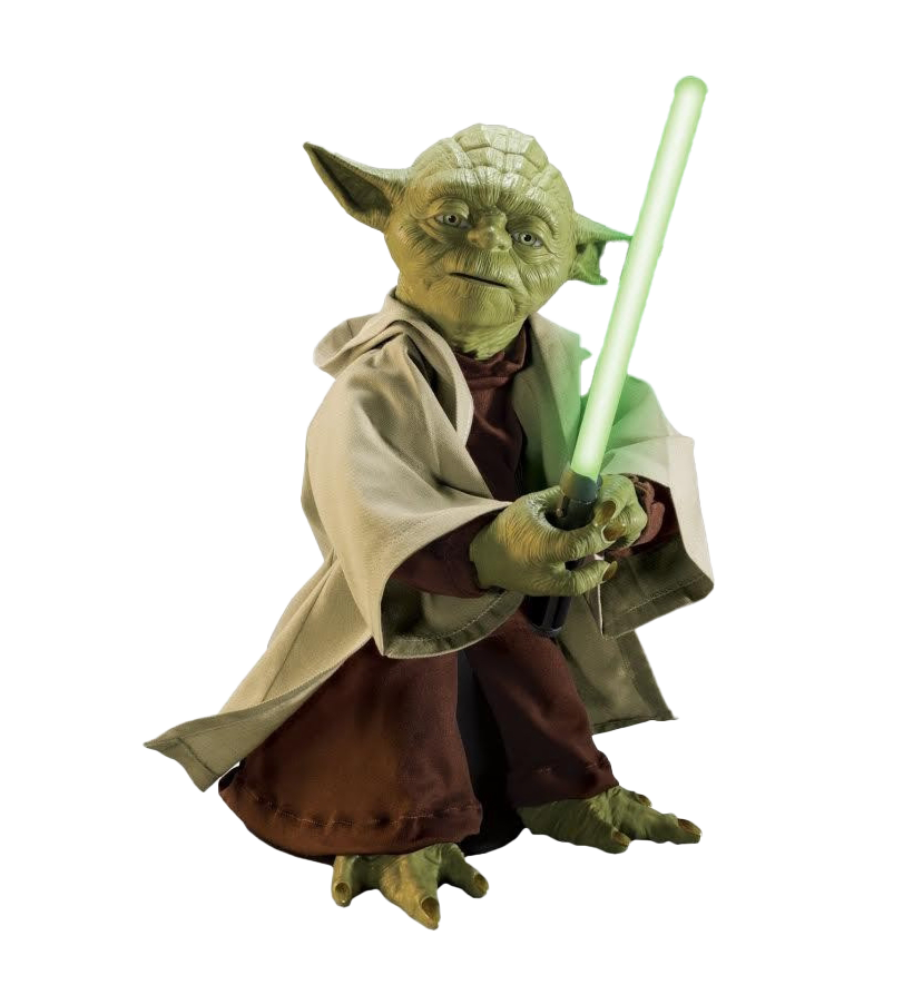 Mestre Yoda fundo transparente