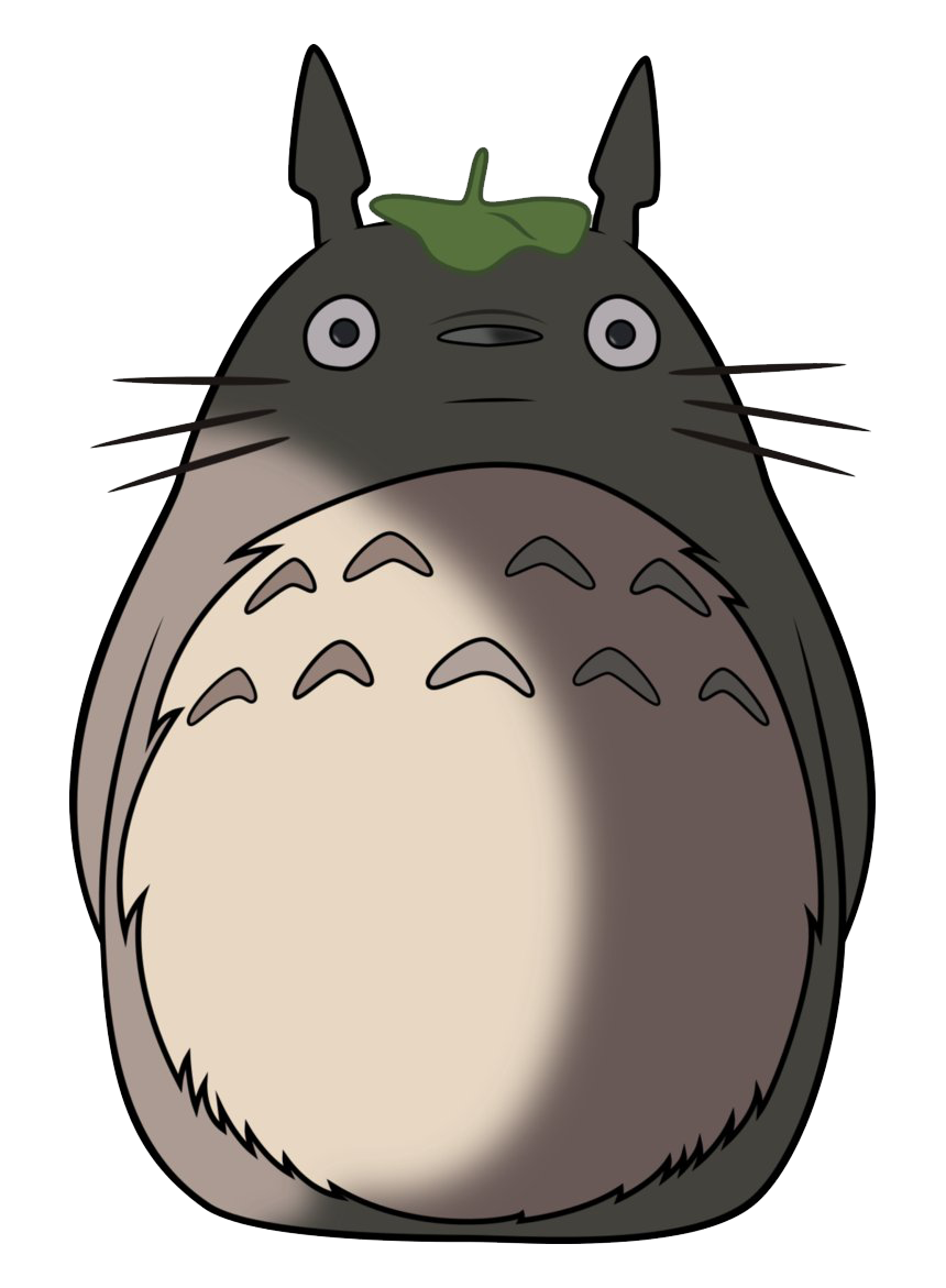 Meu vizinho Totoro fundo transparente