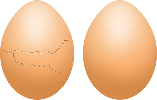 Huevo de Pascua naranja PNG PNG