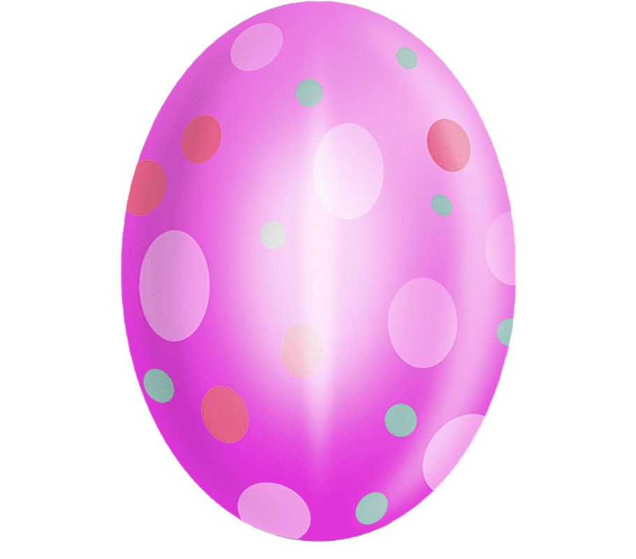 Pink Easter Egg PNG HD