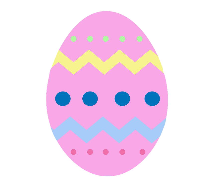 Розовое пасхальное яйцо PNG фото