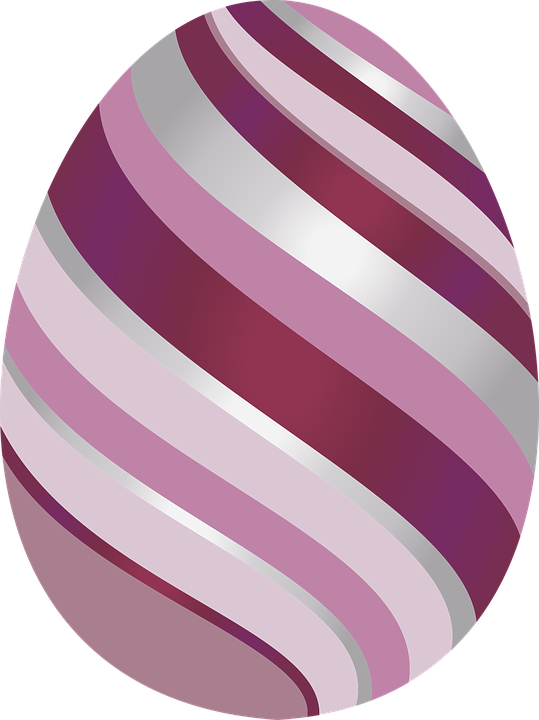 Розовое пасхальное яйцо PNG картина