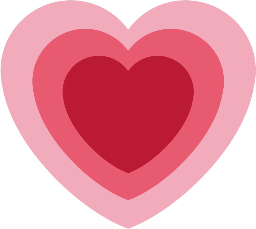 Pink Heart Emoji Unduh PNG Image