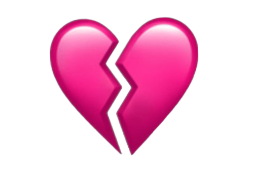 Розовое сердце emoji PNG file