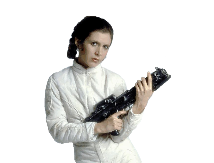 Princess Leia PNG-Bild