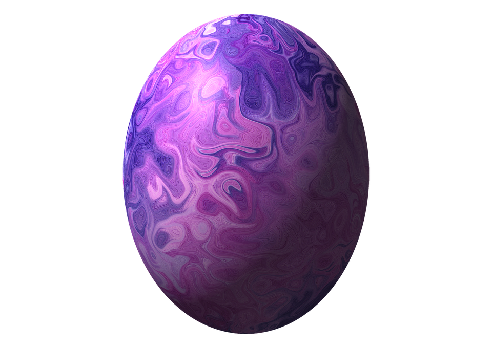 Фиолетовый пасхальный яйцо PNG-файл