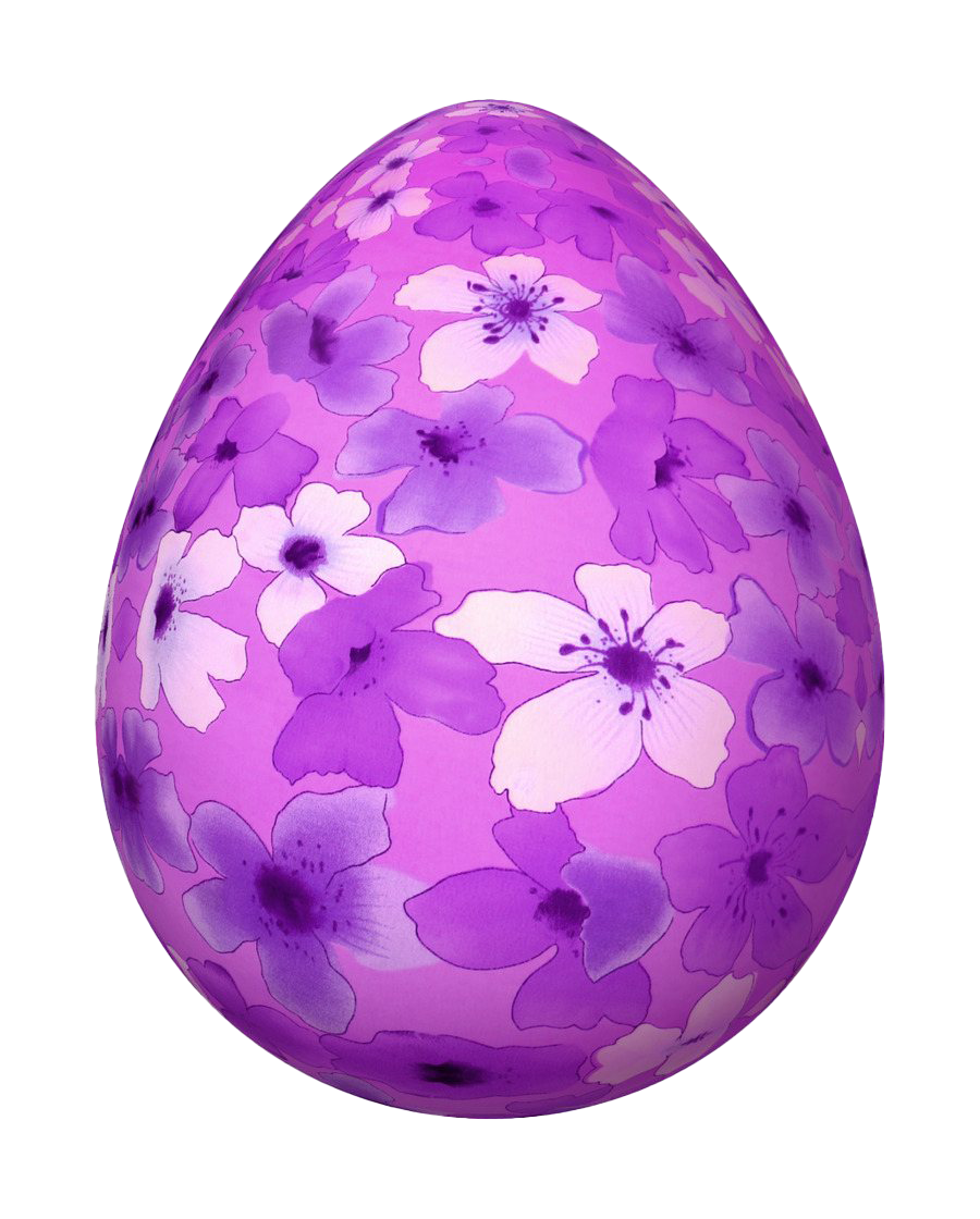 Purple Easter Egg PNG HD