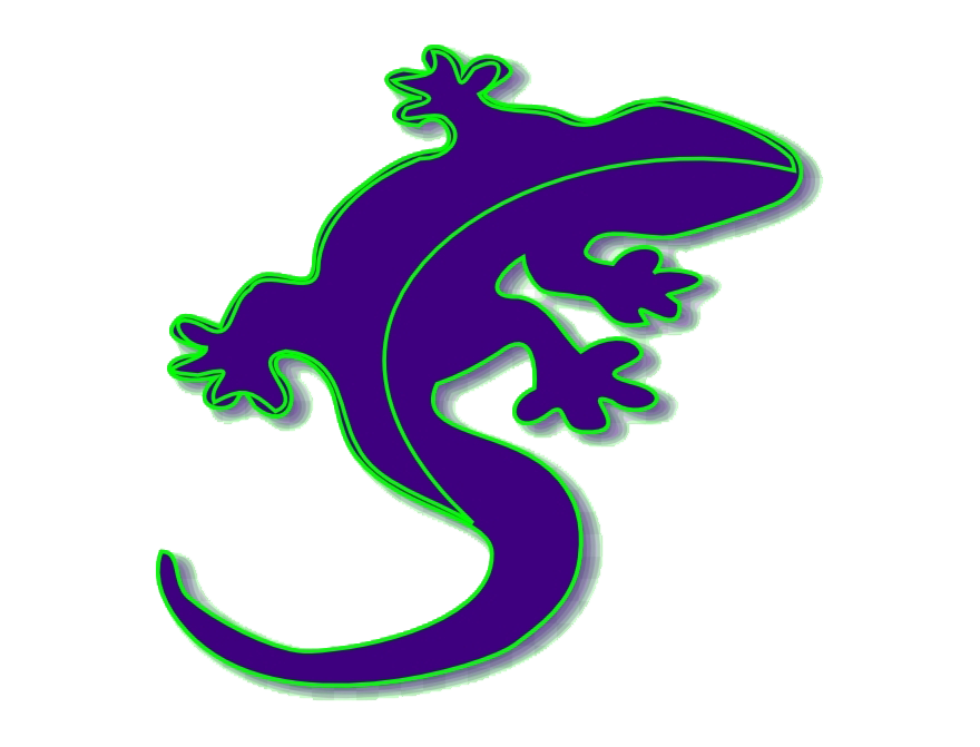 Фиолетовая ящерица PNG Фотографии