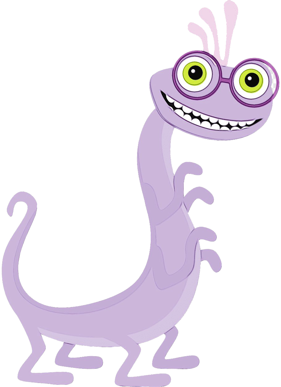 Фиолетовая ящерица PNG прозрачная картина