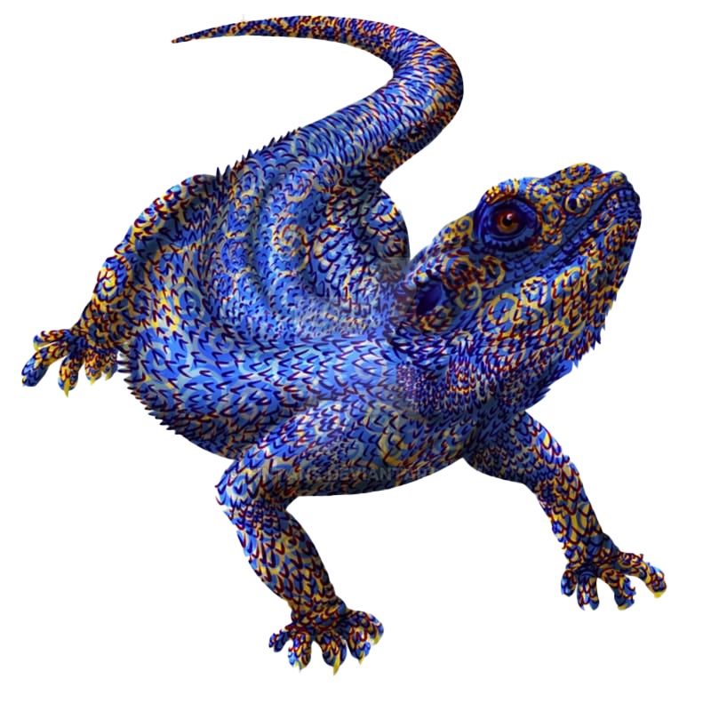 Purple Lizard PNG Transparent