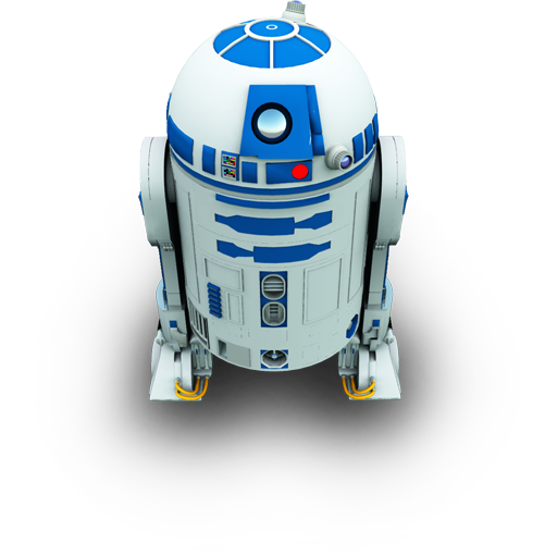 Immagine di sfondo PNG R2-D2