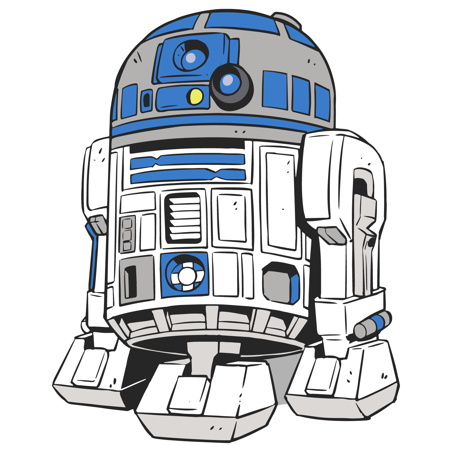 Imagem transparente R2-D2 PNG