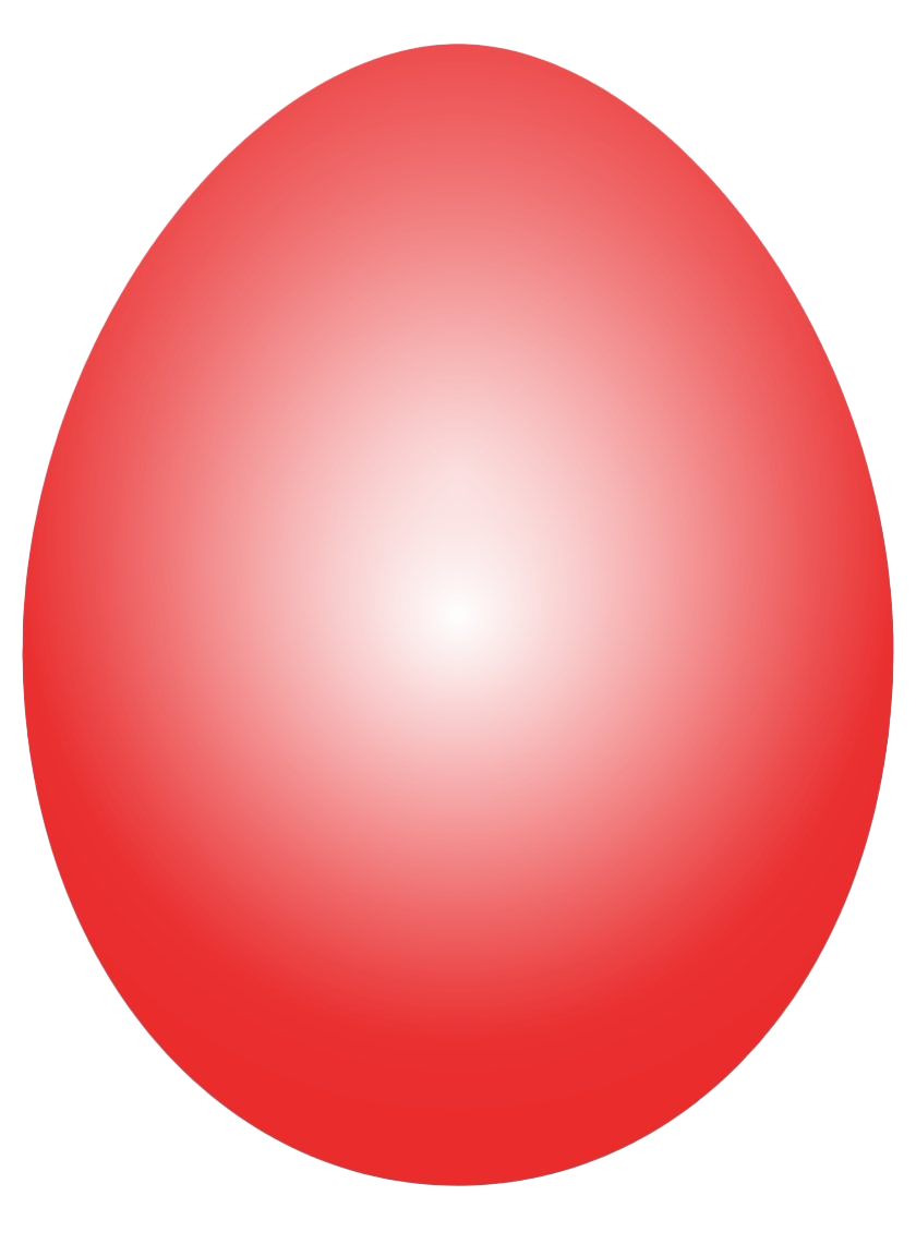 Fotos vermelhas PNG de ovo de páscoa