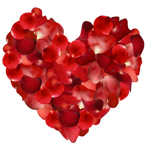 Rose Heart PNG-Bild