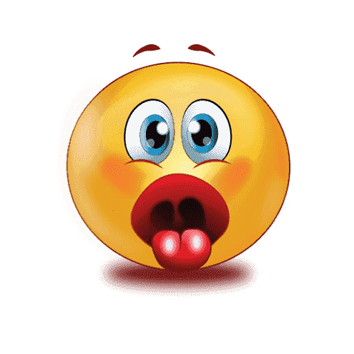 Shocked Emoji PNG Transparent Image