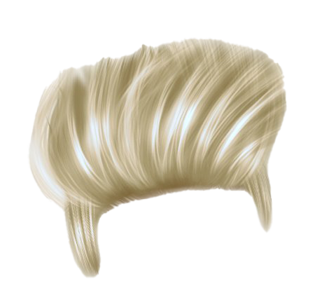 Short Blonde Hair PNG Clipart