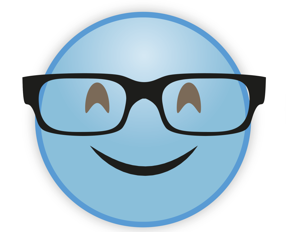 Sky Blue Emoji PNG Picture