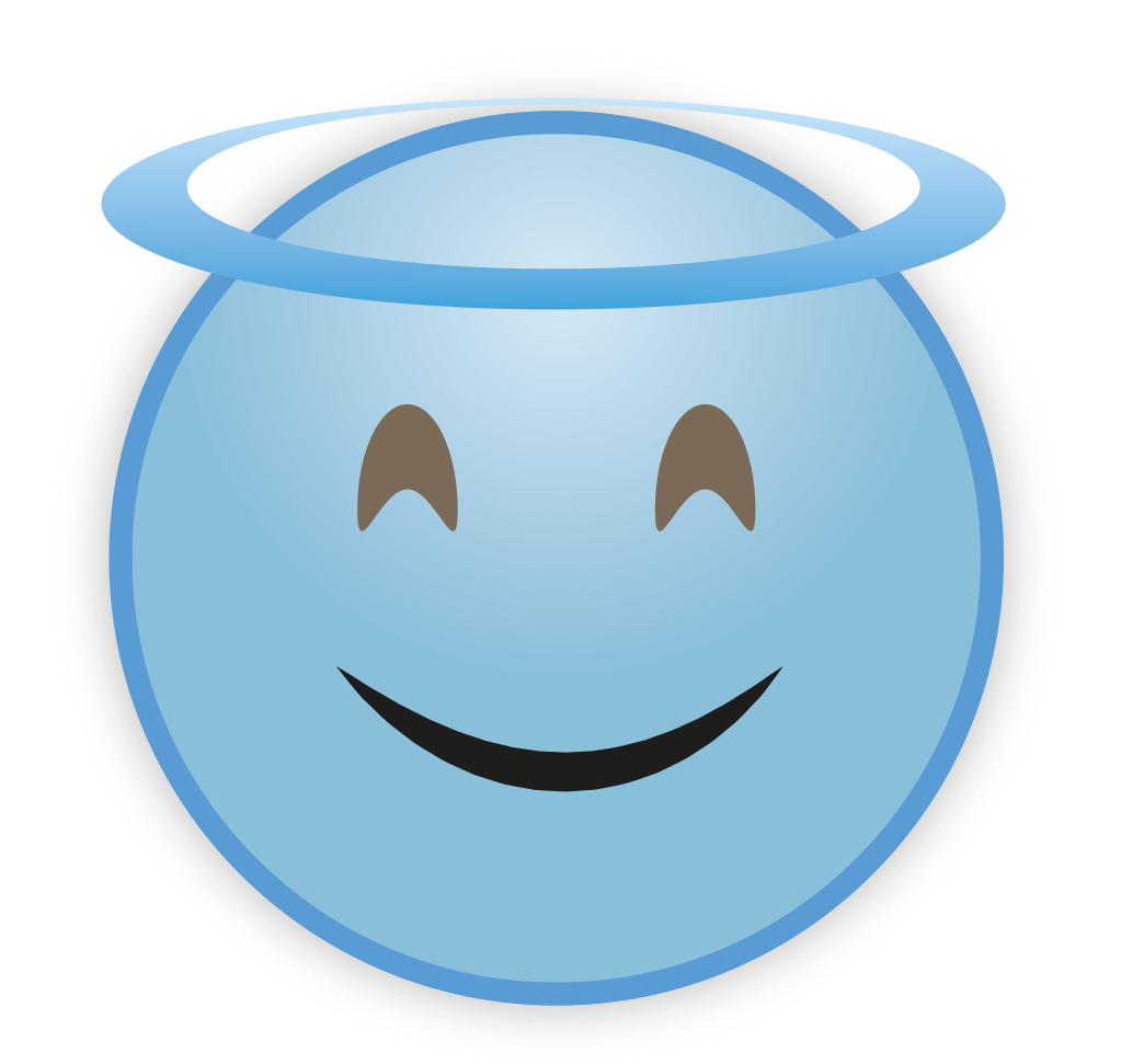 Sky Blue Emoji PNG Transparent